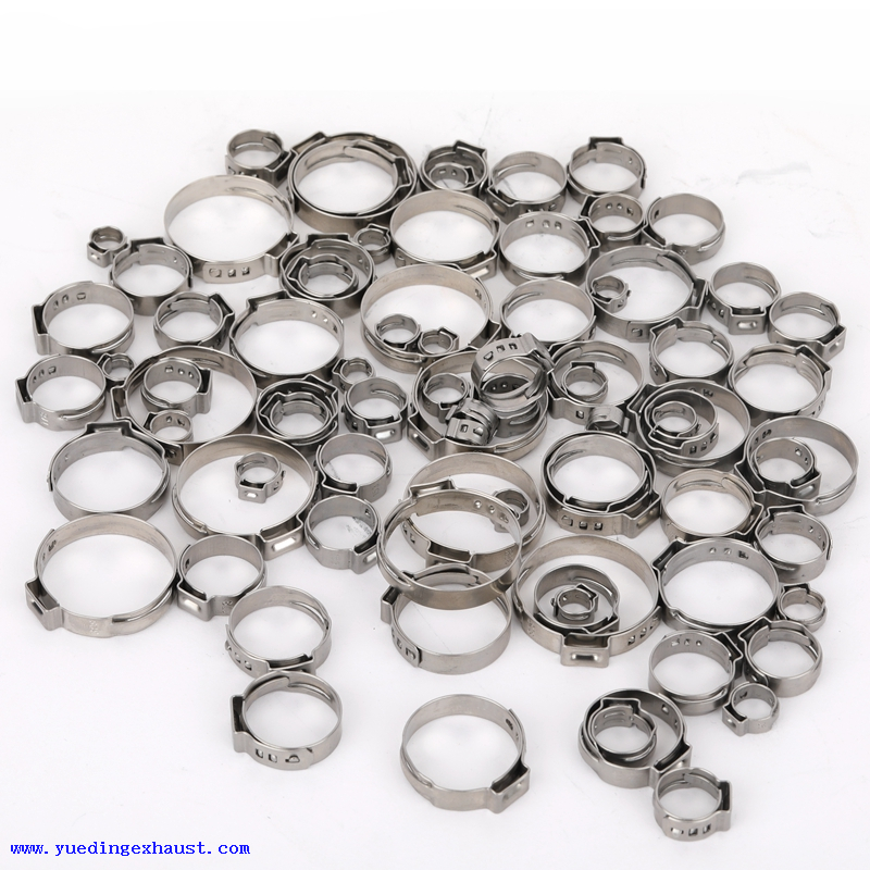 металлический хомут для промышленного шланга с одним кольцом
